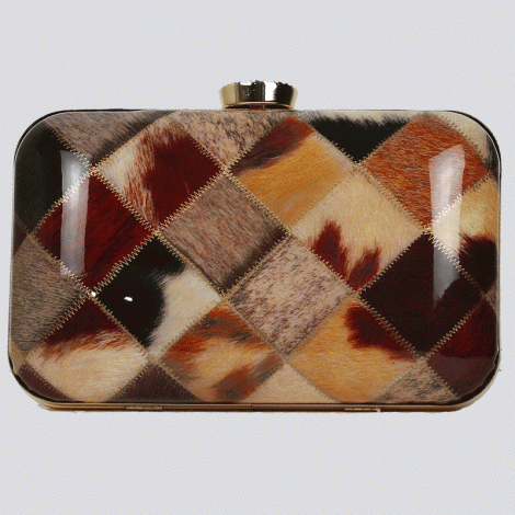 PATTERN FRAME PURSE-017